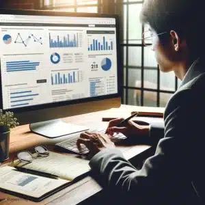 Marketing digital analizando datos en Google Ads | Posiciona.Digital