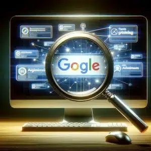 Lupa mostrando cómo funciona Google Ads | Posiciona.Digital