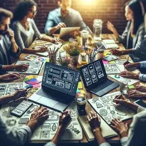 Equipo creando anuncios efectivos para Google Ads | Posiciona.Digital