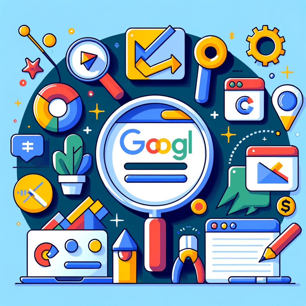 Ilustración sobre optimizar extensiones de anuncios en Ads, con listado de mejores prácticas y iconos representativos. | Posiciona.Digital