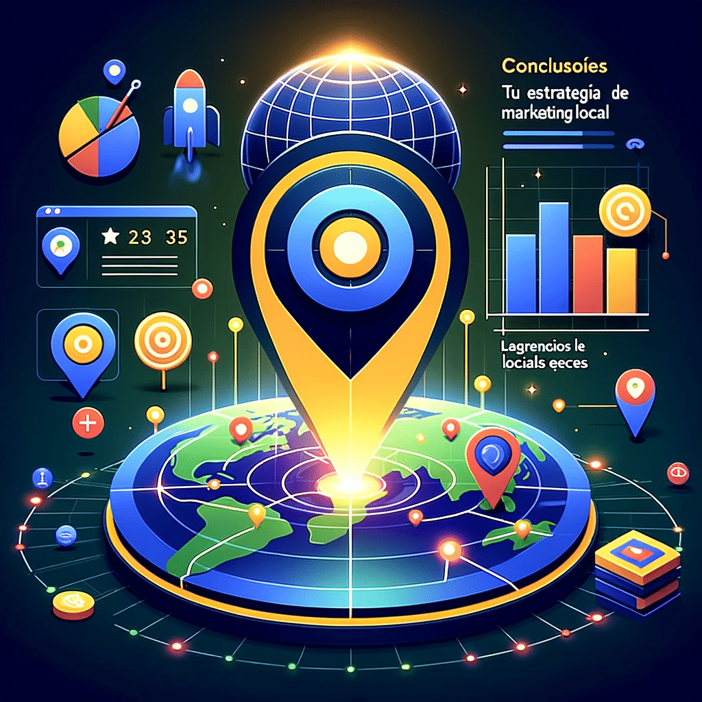 Mapa con estrategia de marketing local exitosa en Ads o Google Maps. | Posiciona.Digital