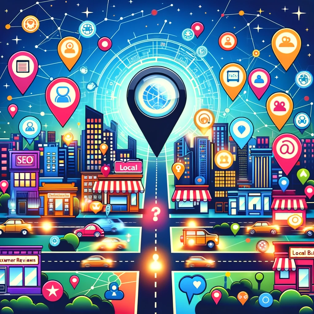 Imagen representando estrategias de SEO local en la ciudad | Posiciona.Digital