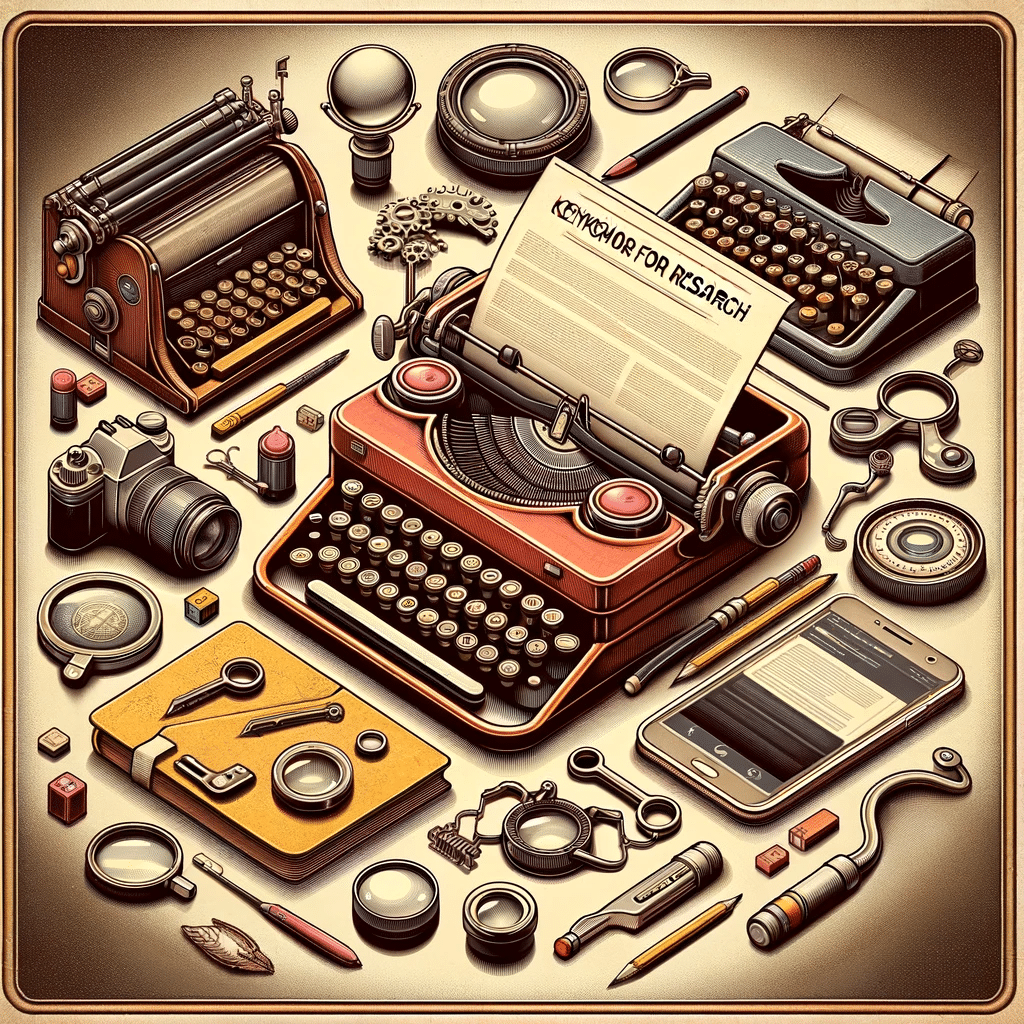 Estilo vintage de las herramientas para la investigación de palabras clave para bloggers | Posiciona.Digital