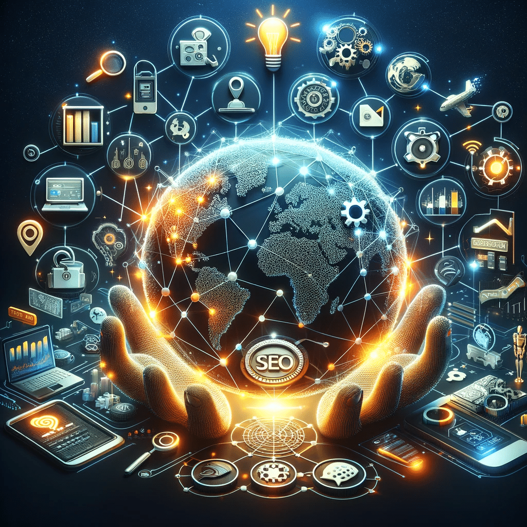 Imagen moderna y digital sobre marketing y posicionamiento orgánico. | Posiciona.Digital