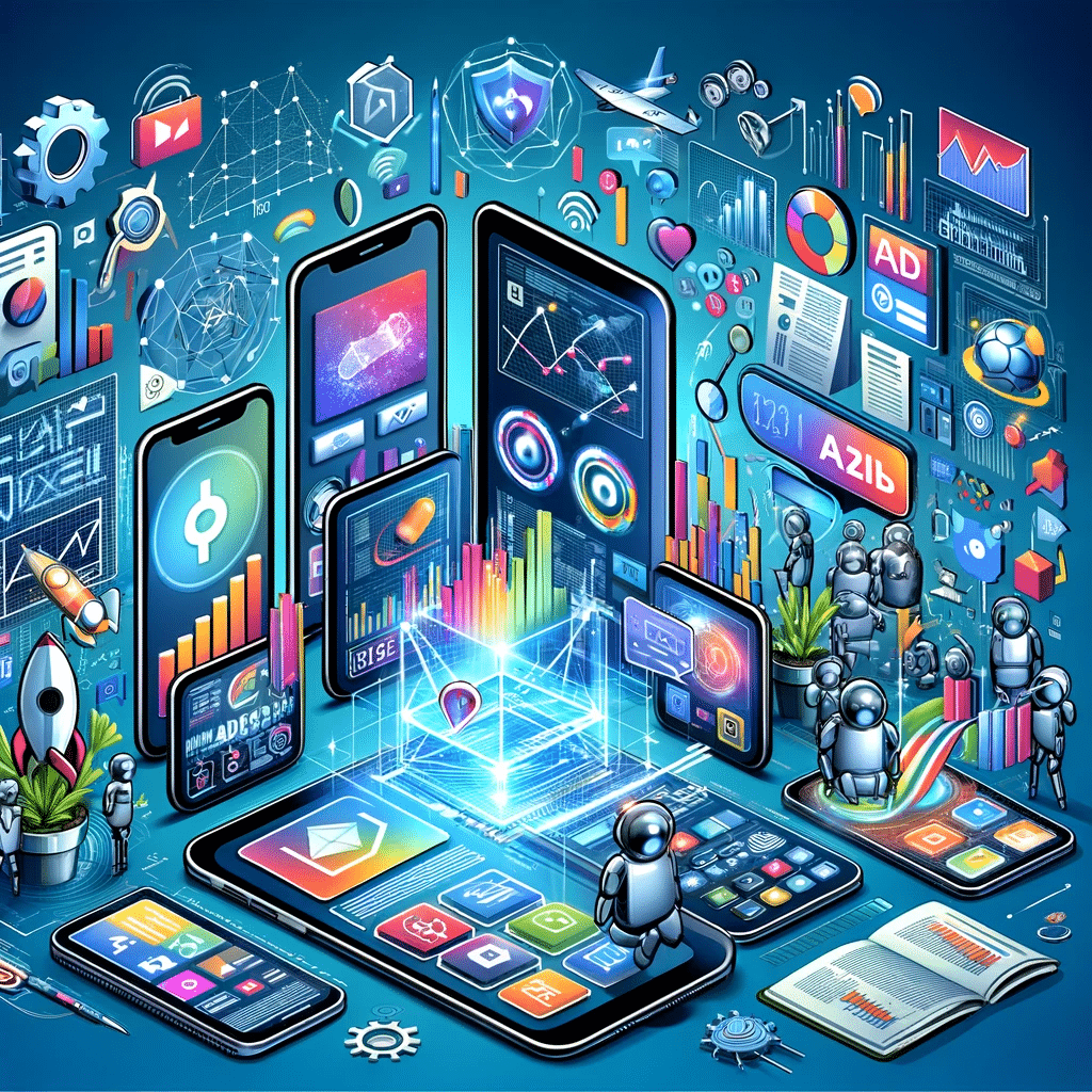 Smartphones y tablets con pautas y elementos de AR/VR en publicidad| Posiciona.Digital