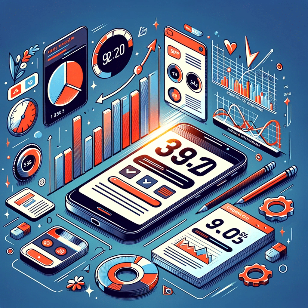 Smartphone mostrando sitio web optimizado para móviles | Posiciona.Digital