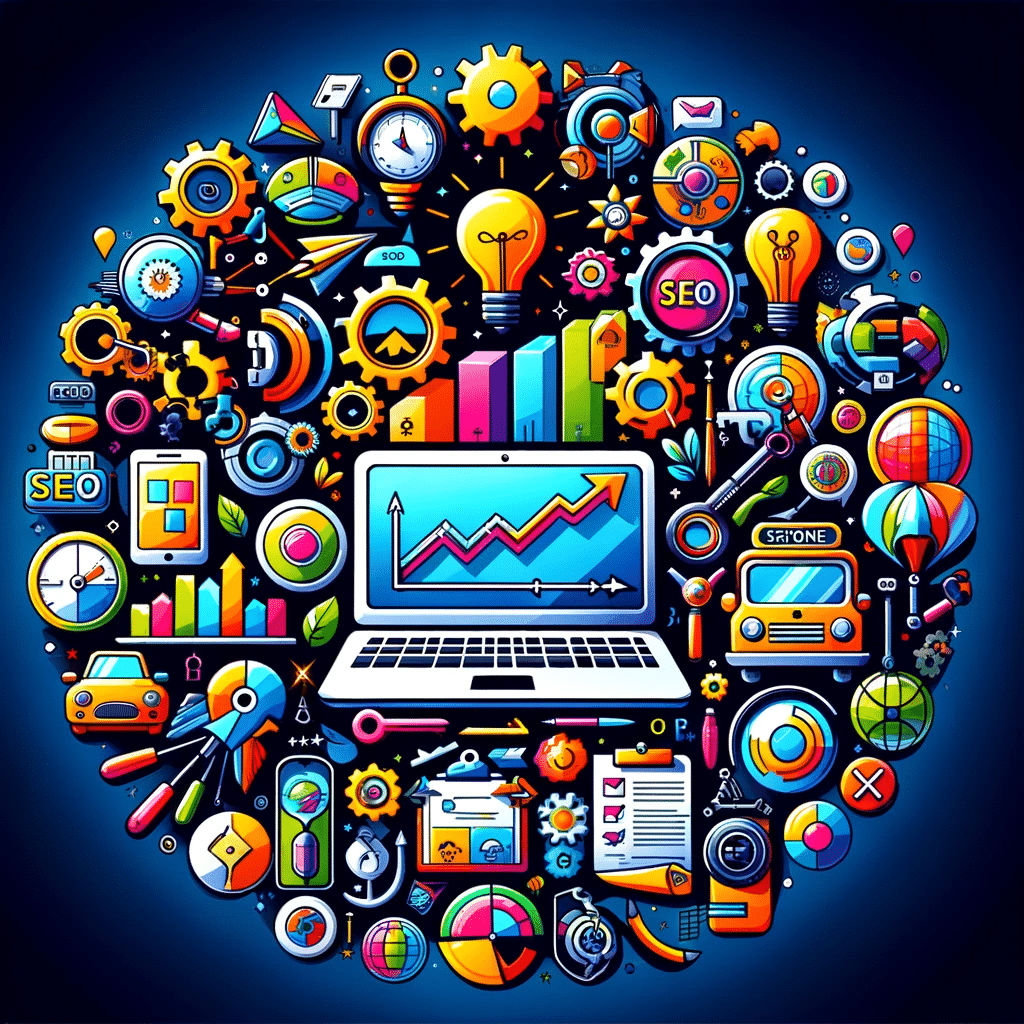 Imagen creativa de marketing digital y aspectos SEO. | Posicina.Digital