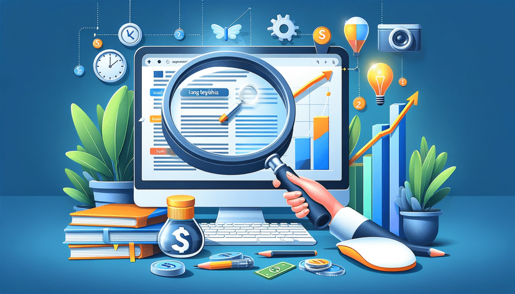 "Análisis de estrategia SEO con palabras clave, gráficos y embudo de conversión".  | Posiciona.Digita