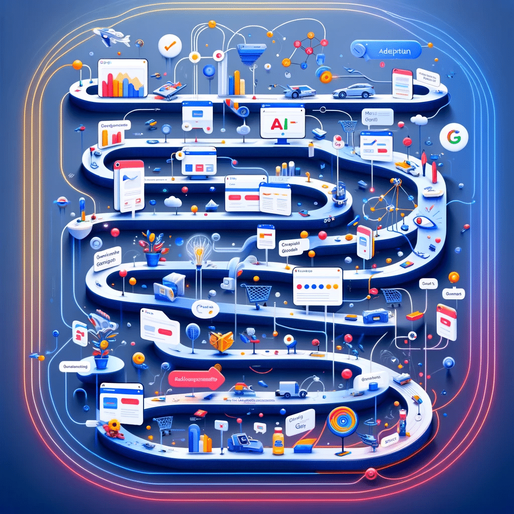 Adaptación de Google Ads a tendencias e-commerce con optimización y AI. Estrategias de marketing y transacciones comerciales | Posiciona.Digital