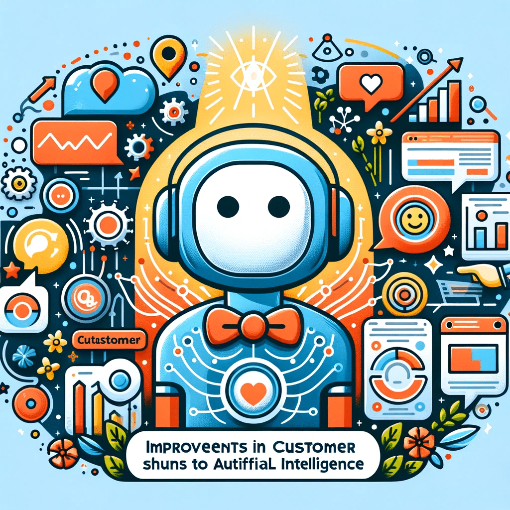 Ilustración sobre IA mejorando la experiencia del cliente en marketing digital. Machine learning, Chat GPT | Posiciona.Digital