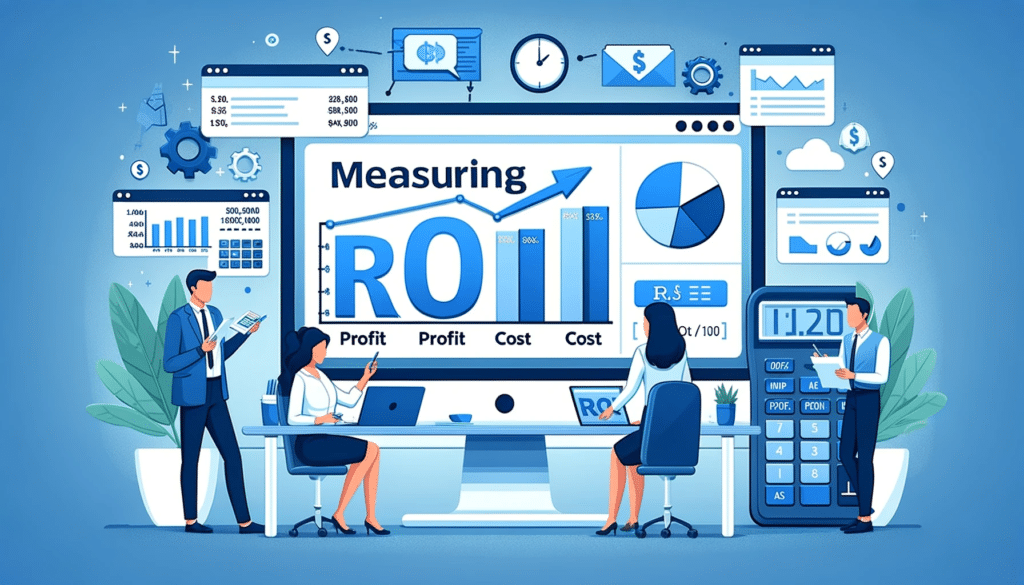 Expertos analizando el ROI en marketing digital | Posiciona.Digital