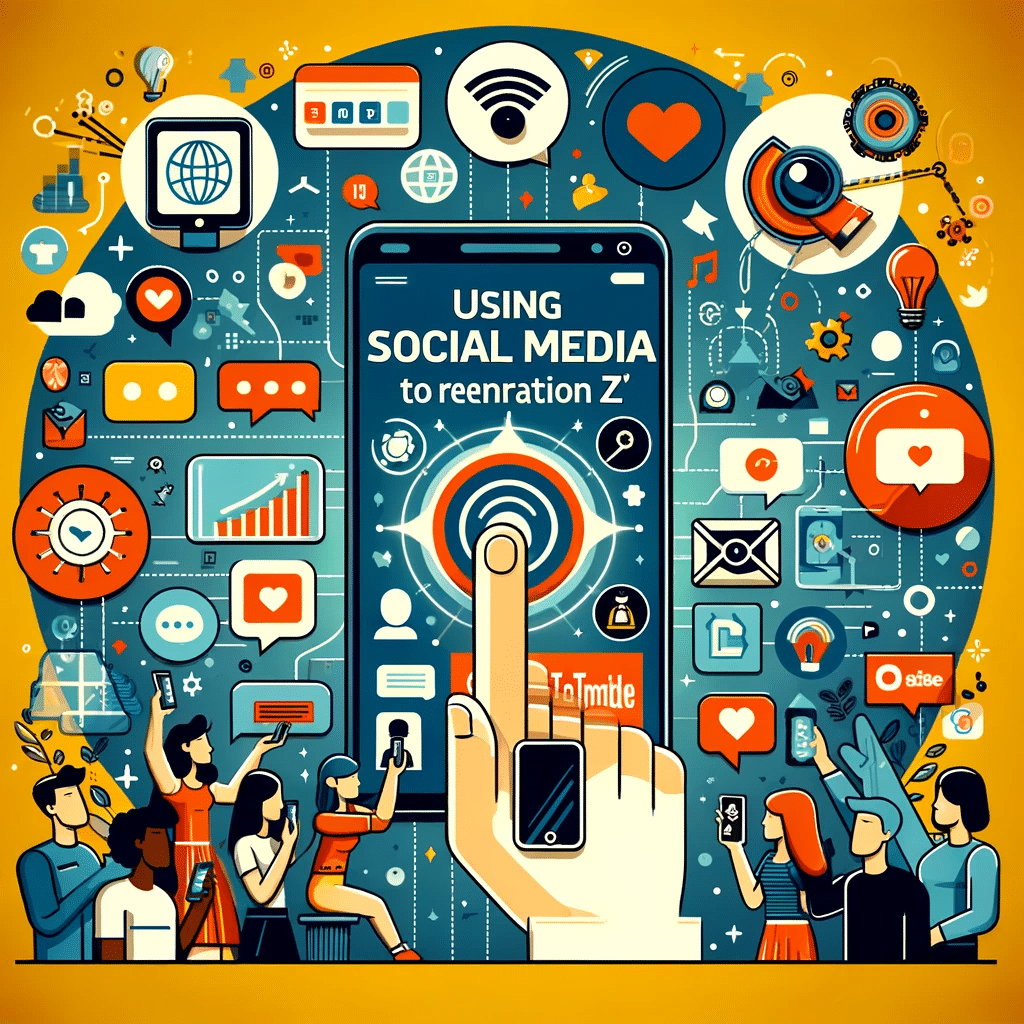 Gráfico Gen Z y redes sociales para marketing. | Posiciona.Digital