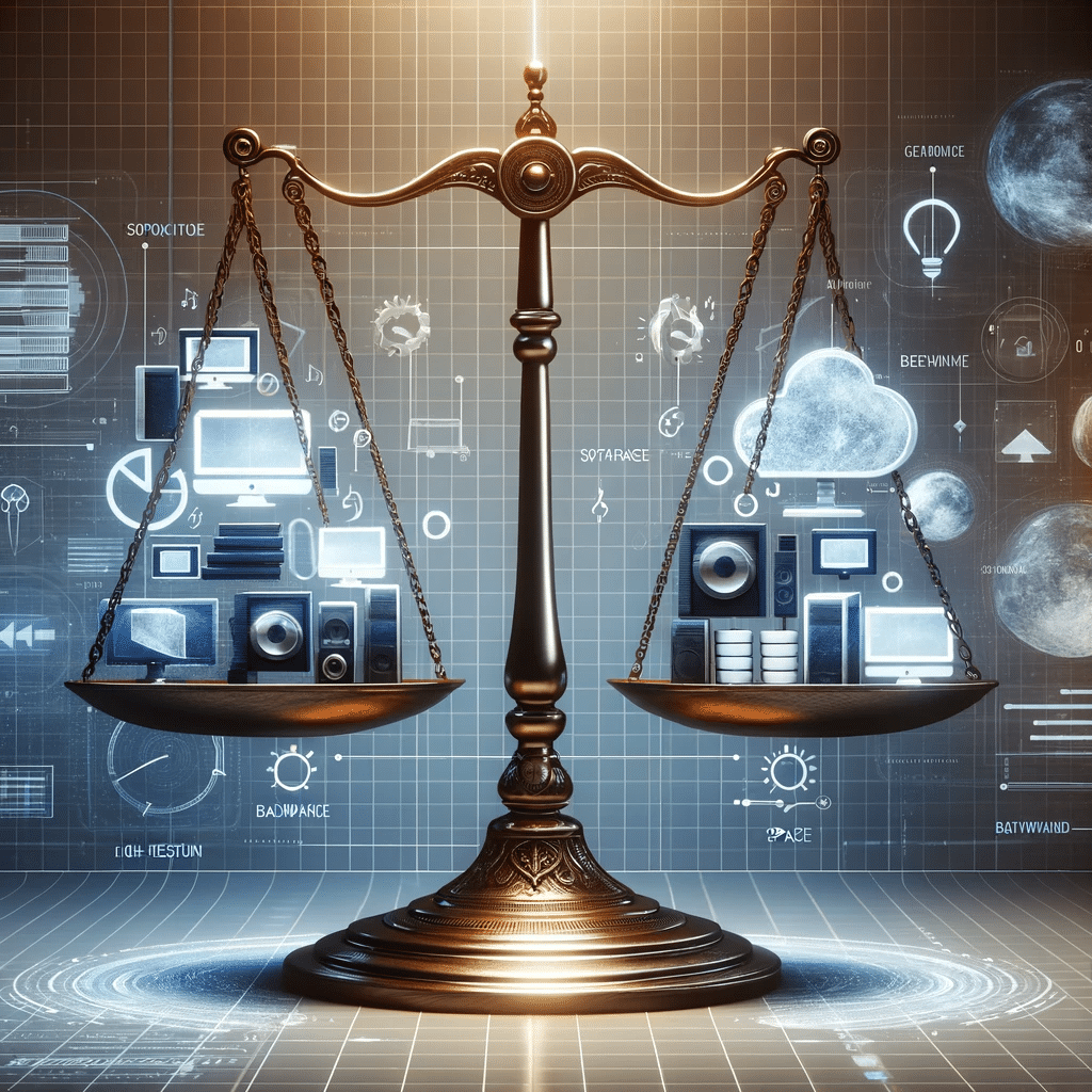 Balanza digital equilibra necesidades de sitio web con recursos de hosting | Posiciona.Digital