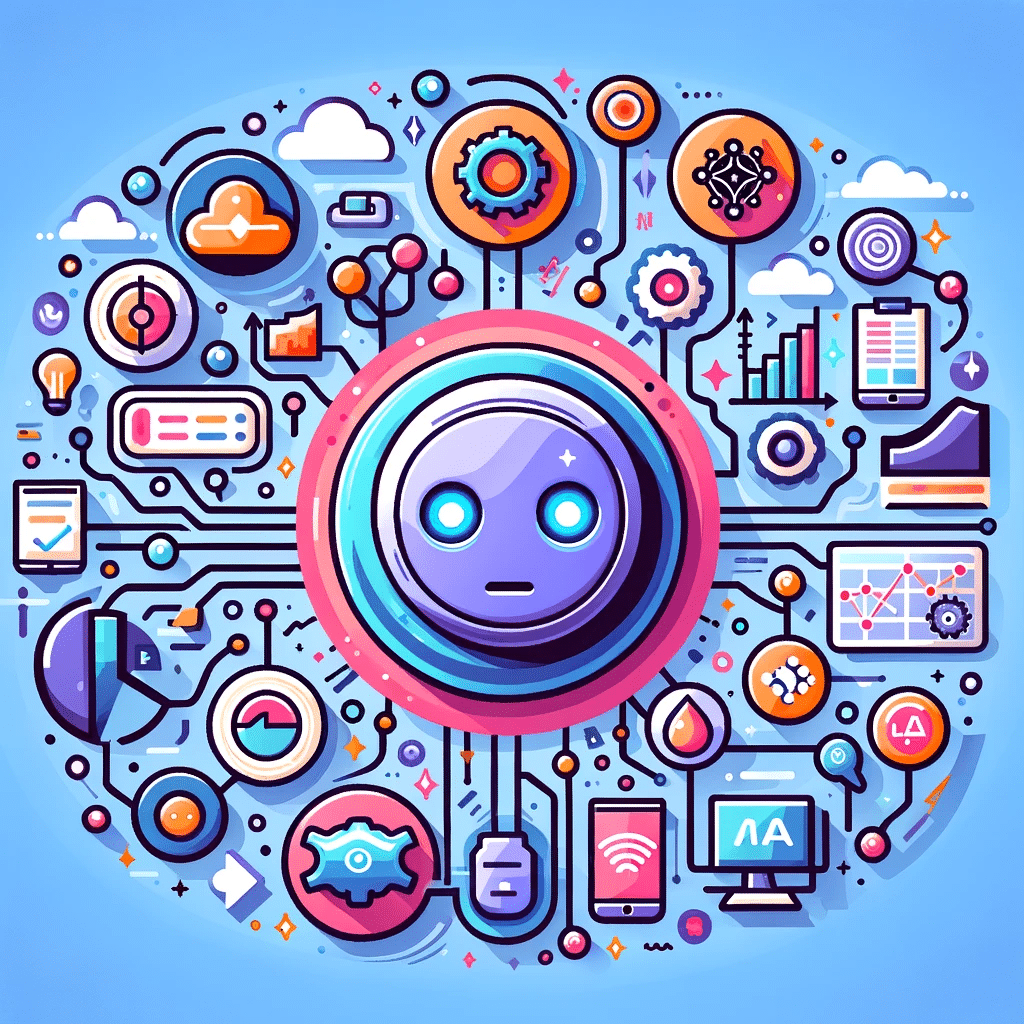 Ilustración de IA en marketing para pymes, enfocada en análisis de datos y automatización de campañas | Posiciona.Digital