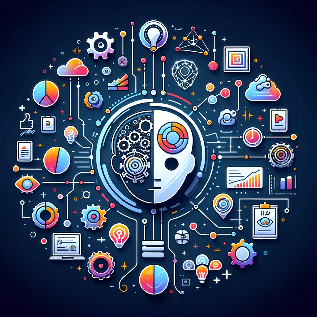 Ilustración de IA en marketing para pymes, destacando la importancia de su estudio para una estrategia eficiente. | Posiciona.Digital