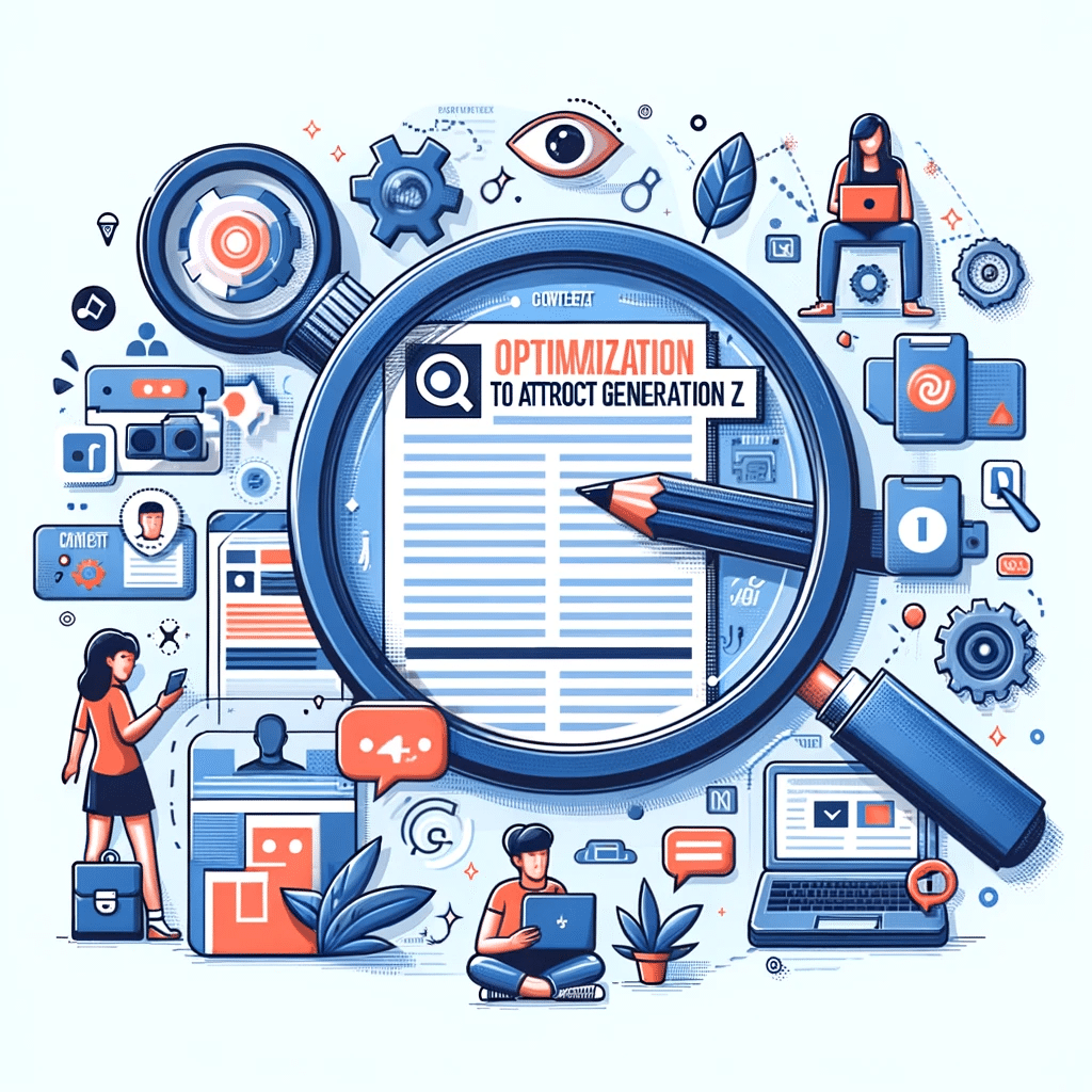 Gráfico sobre atraer a Gen Z y Millennials con contenido optimizado. | Posiciona.Digital