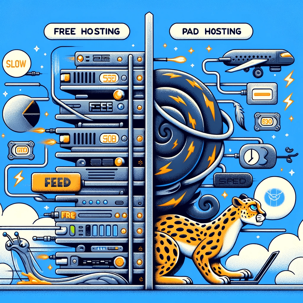 Diferencias en rendimiento y velocidad entre hosting gratuito y de pago | Posiciona.Digital