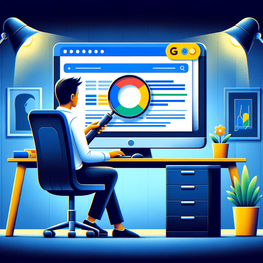 "Ilustración de un desarrollador web actualizando datos estructurados para SEO." | Posiciona.Digital