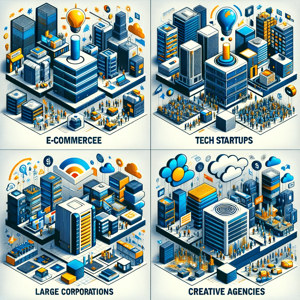 Sectores empresariales usando hosting específico a sus necesidades | Posiciona.Digital