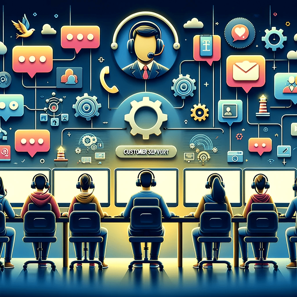 Equipo de soporte técnico listo para asistir con símbolos de fiabilidad y guía. Secure Sockets Layer | Posiciona.Digital