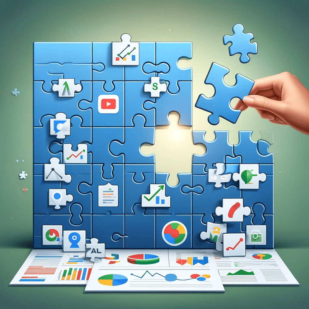 Rompecabezas de marketing digital simbolizando solución de desafíos | Posiciona.Digital