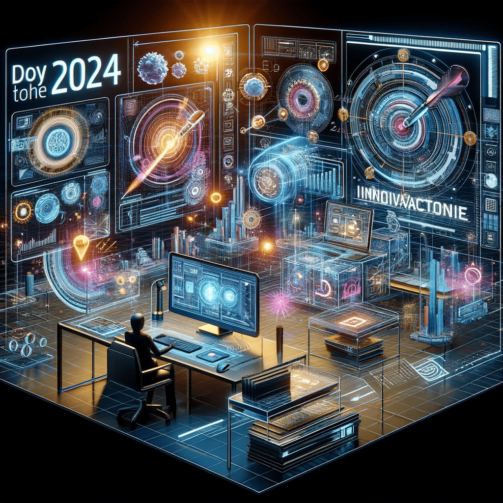Concepto innovador de diseño con elementos interactivos avanzados para 2024 | Posiciona.Digital