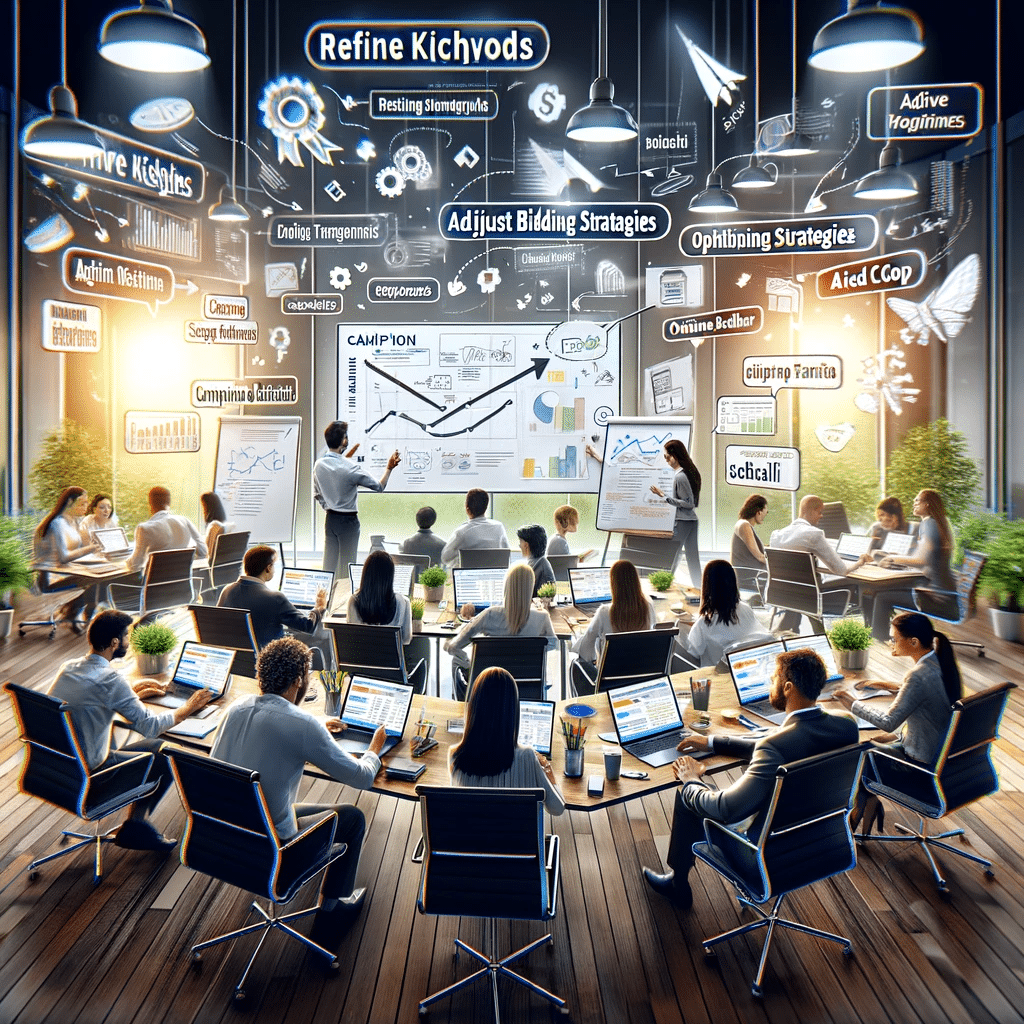Equipo de marketing implementando estrategias para mejorar Google Ads | Posiciona.Digital