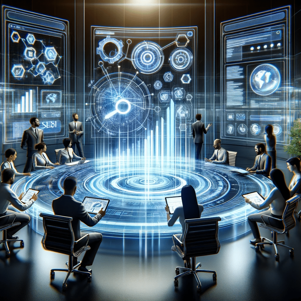Equipo de marketing analizando tendencias SEO, enlaces y productos | Posiciona.Digital