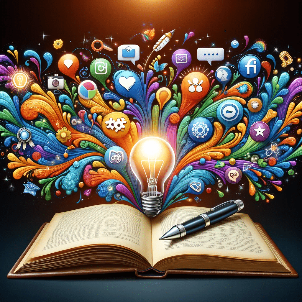Libro con ilustraciones de optimización SEO | Posiciona.Digital