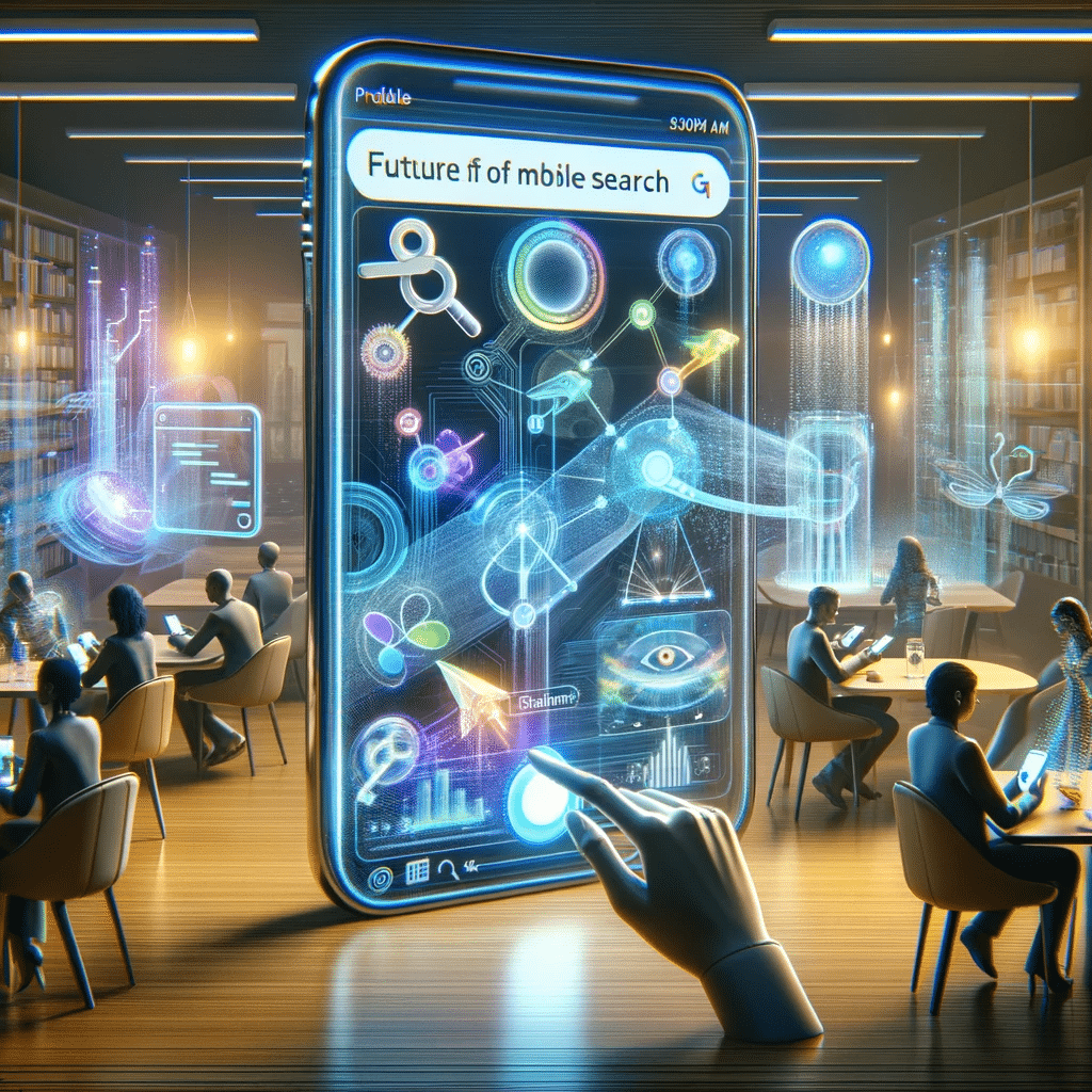Futuro innovador de la búsqueda móvil. Preguntas de inteligencia artificial | Posiciona.Digital
