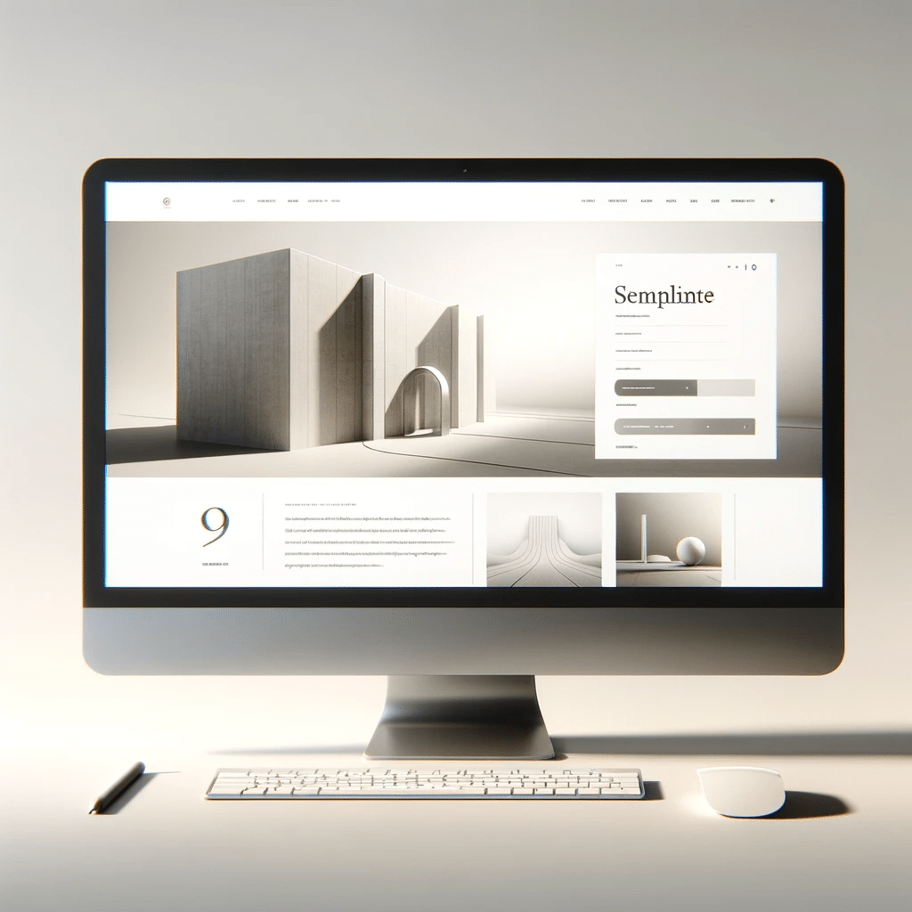 Diseño web minimalista cómo simplificar tu sitio para mejorar la experiencia del usuario en pantalla de computadora | Posiciona.Digital
