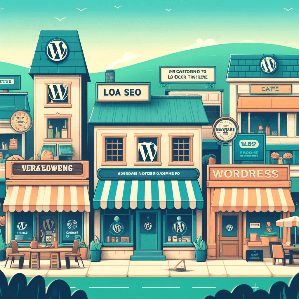 Pueblo vibrante con negocios optimizados para SEO Local | Posiciona.Digital