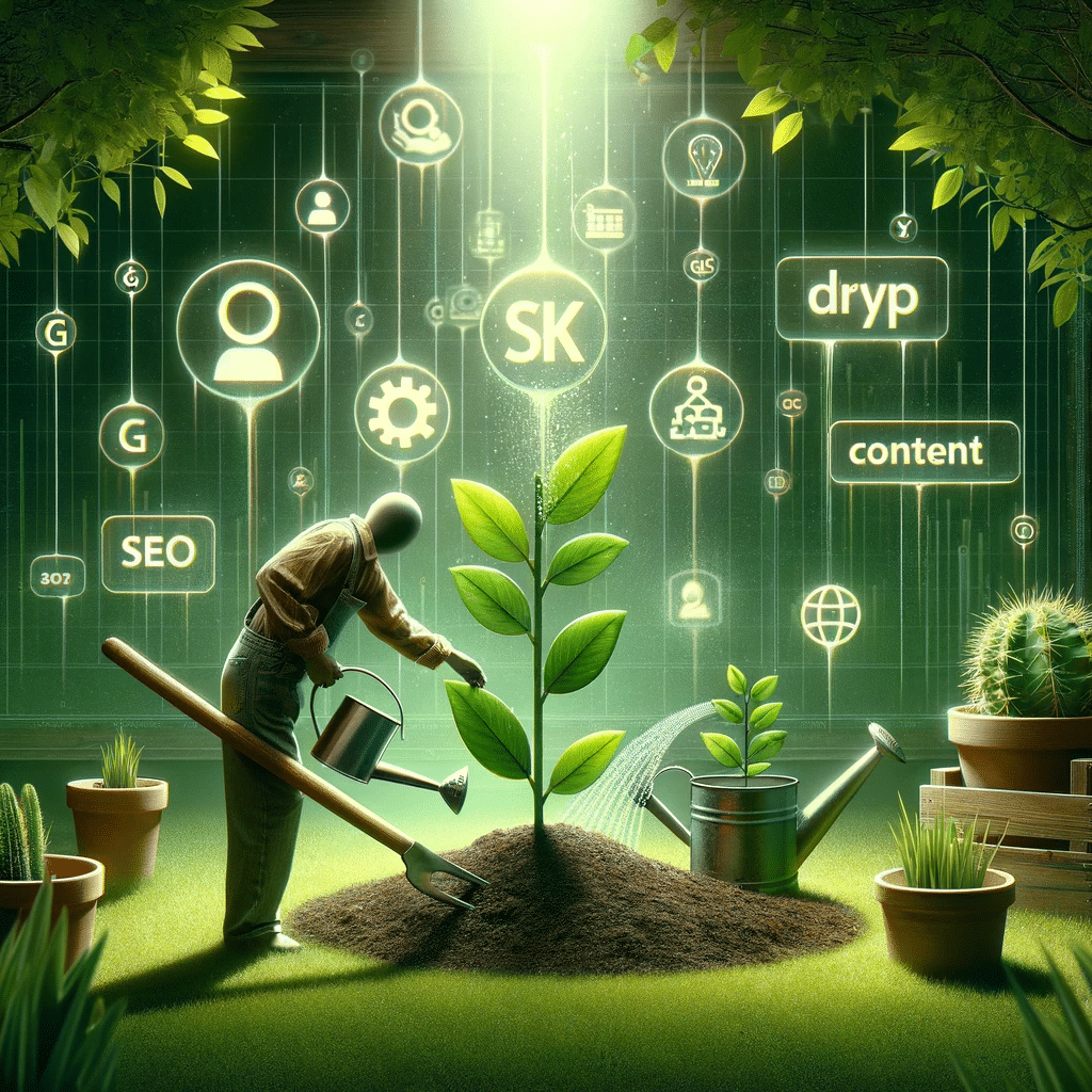 Jardinería de palabras clave para empresas sostenibles. Número de tiendas con marketing sostenible | Posiciona.Digital