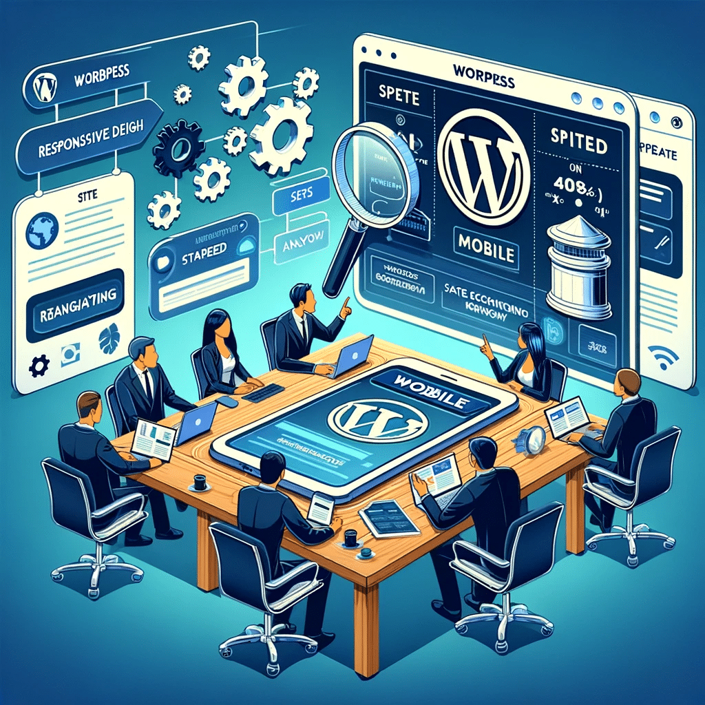 Equipo de marketing digital planificando SEO móvil. Optimización de la búsqueda, long texto | Posiciona.Digital