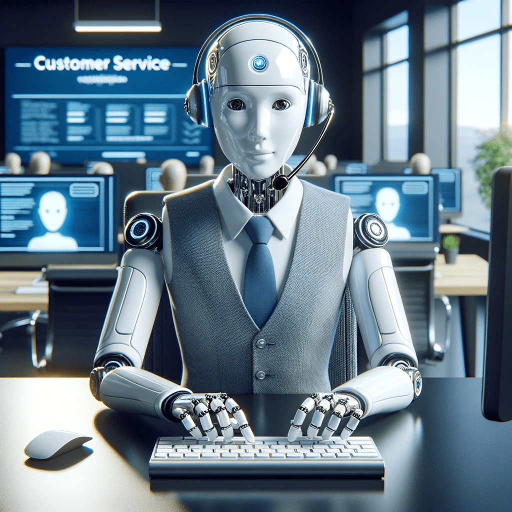 Robot asistente virtual en servicio al cliente | Posiciona.Digital