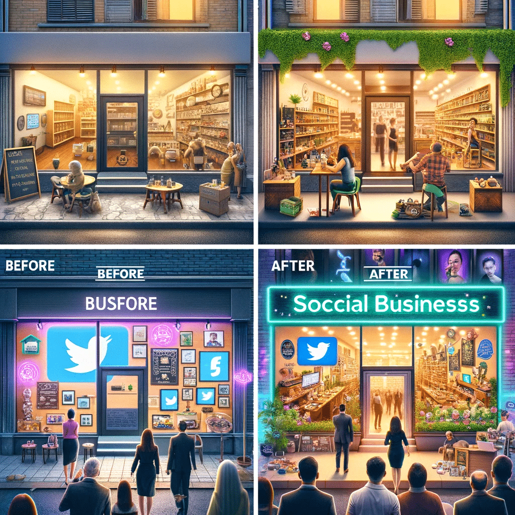 Transformación de pymes antes y después de redes sociales. Público objetivo en red social y publicaciones. | Posiciona.Digital