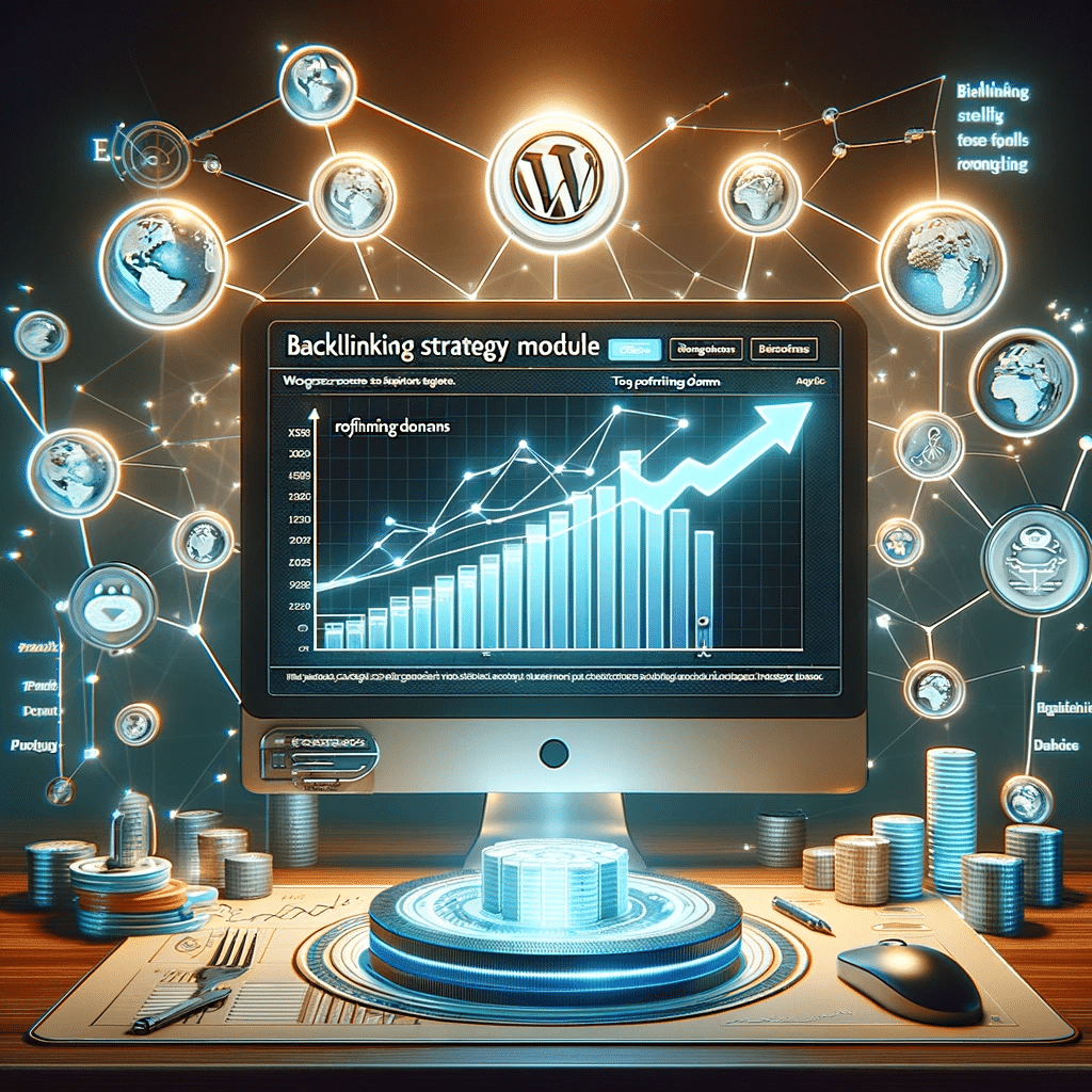 Dashboard de WordPress mostrando estrategias SEO. Link building links google link building e commerce enlaces entrantes página web páginas blogs enlaces externos anchor text obtener backlinks enlaces de calidad | Posiciona.Digital
